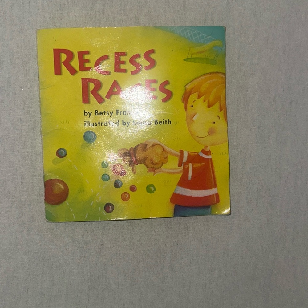 Collectible Harcourt Recess Races Childrens Book.